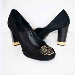Tory Burch Navy Suede Maddie Pump